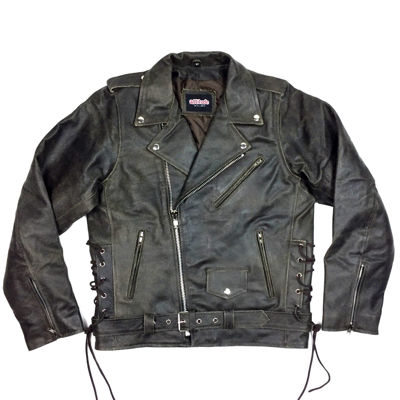 Attitude Holland Attitude Holland Leren jacket Buffalo Marlon Brando Bruin | Attitude Holland Attitude Holland Attitude Holland Leren jacket Buffalo Marlon Brando Bruin | Attitude Holland